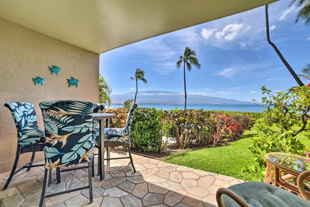 Stunning Maui Direct Ocean Front On The Beach, Walk To Beach From Condo, Watch Turtles, Whales, Ac In All Rooms Ocean View Pool And Spa Wailuku Экстерьер фото